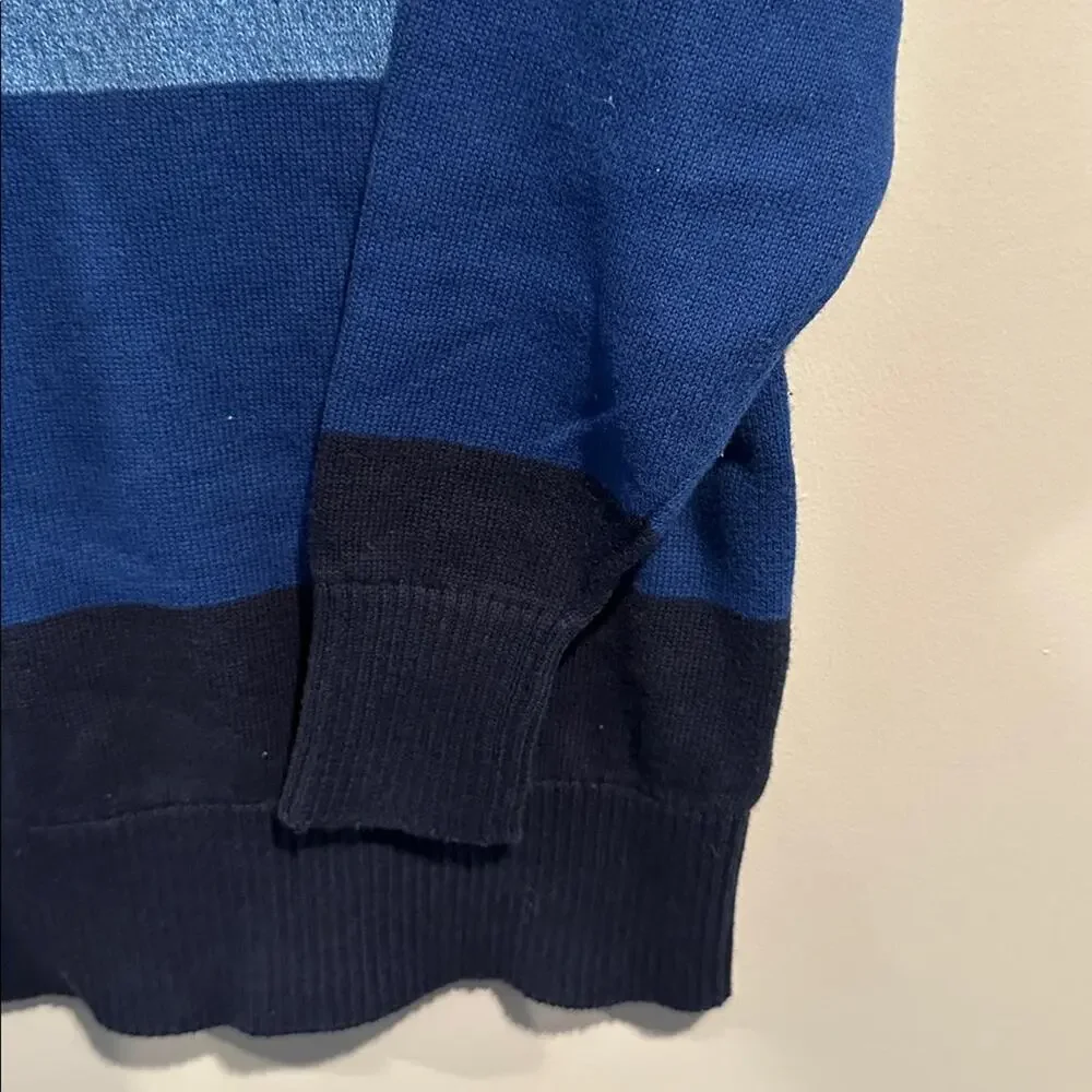 The Children's Place XS (4) Crewneck Blue/Gray Colorblock Pullover Sweater NWOT‎